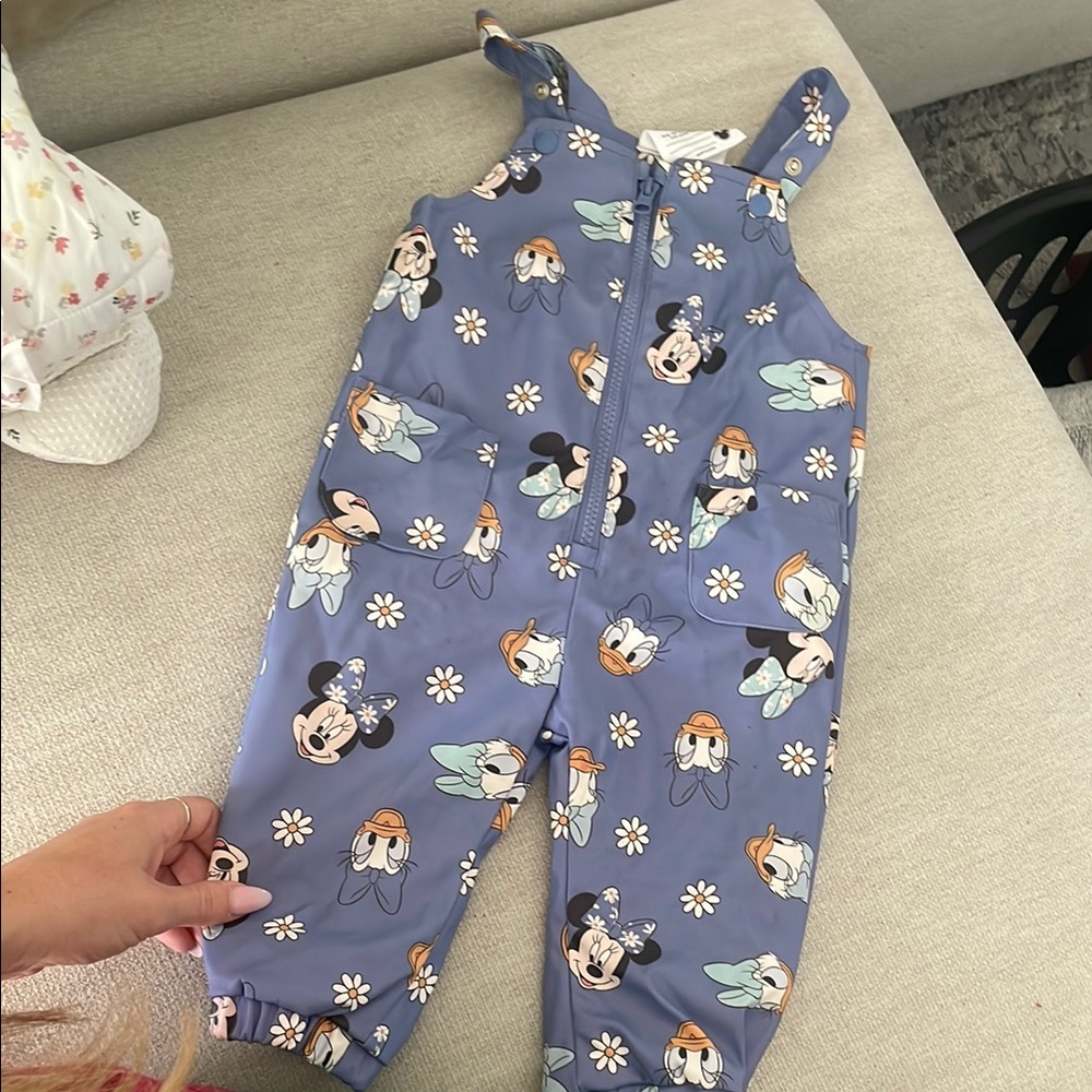 Blue Disney Character Overalls